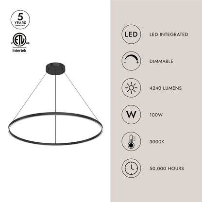 Cerchio 48-in Pendant