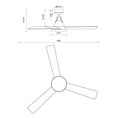 Archer 54-in Ceiling Fan