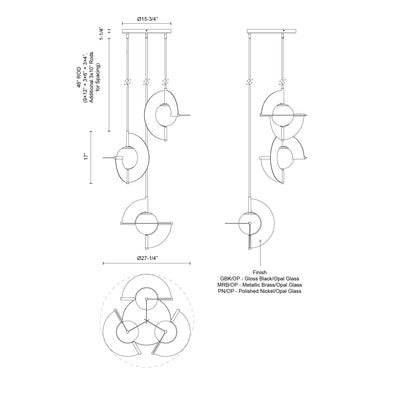 Scorpio 27-in Chandelier