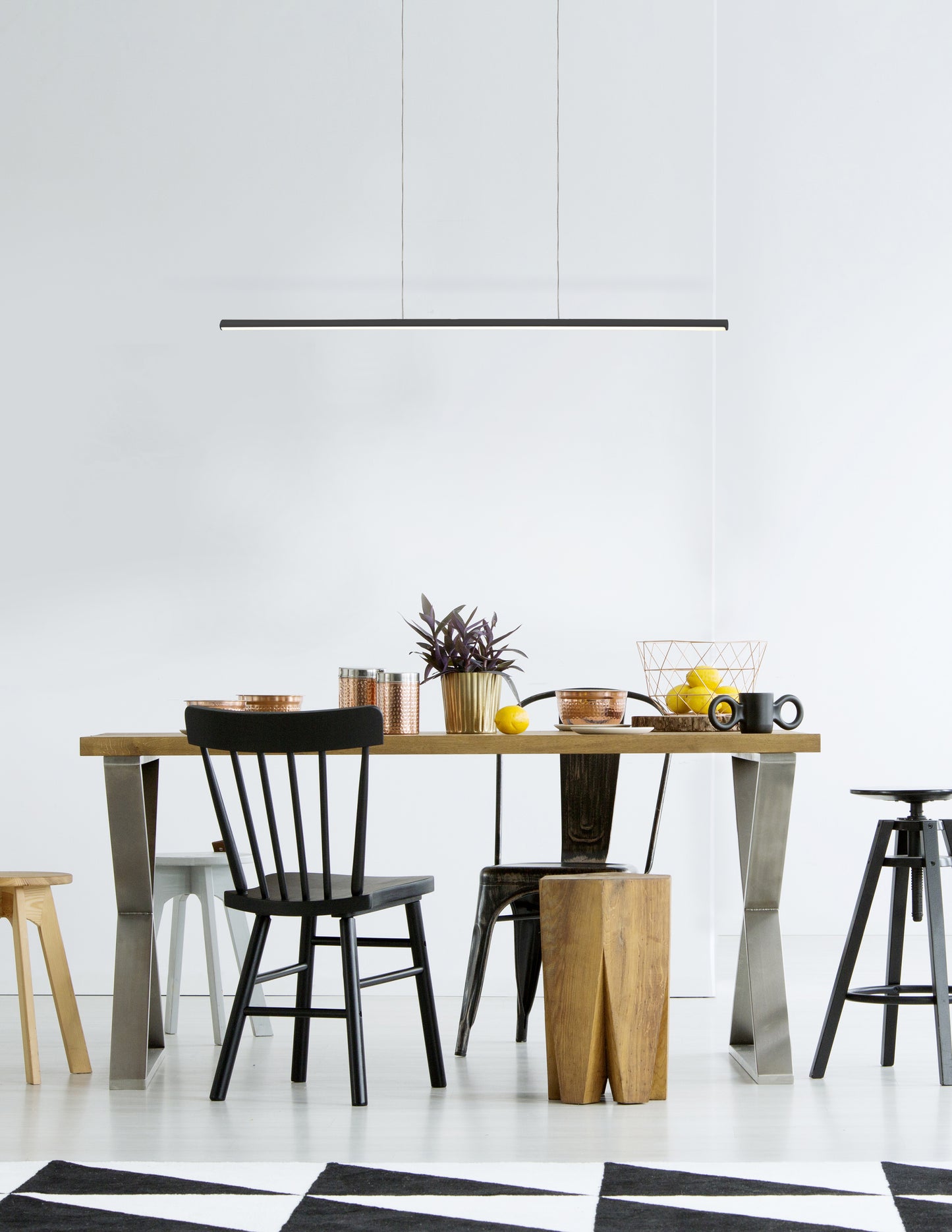 Chute 35-in Linear Pendant