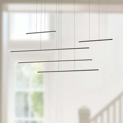 Chute Motion 60-in Multi Pendant