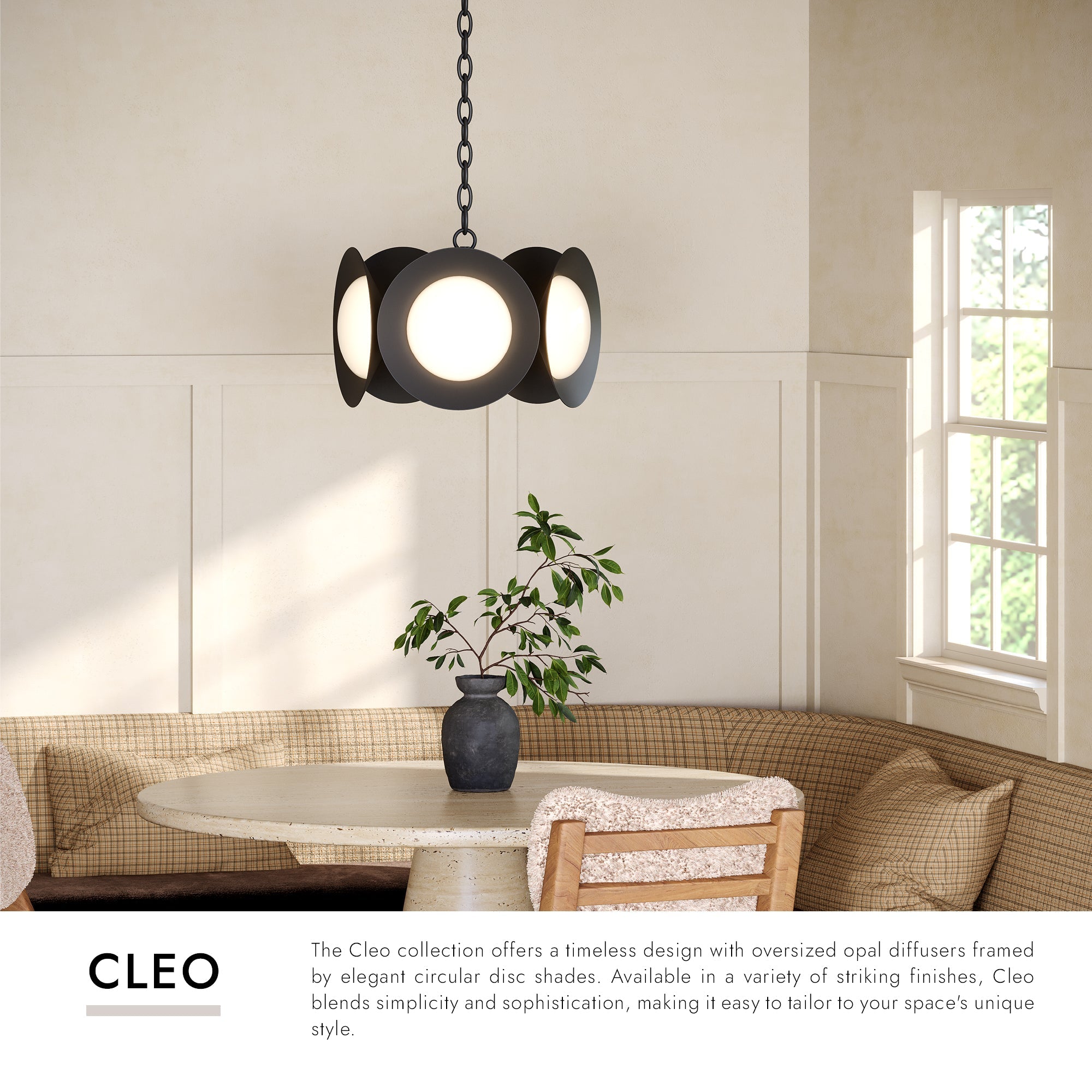 Cleo 16-in Chandelier – Kuzco Lighting
