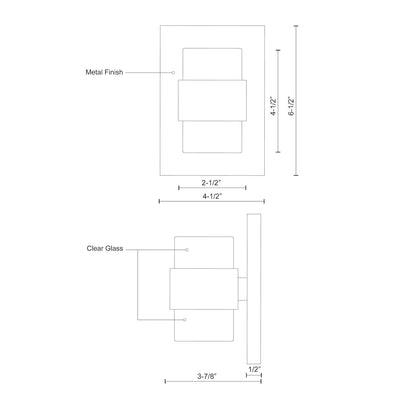 Copenhagen 8-in Exterior Wall Sconce