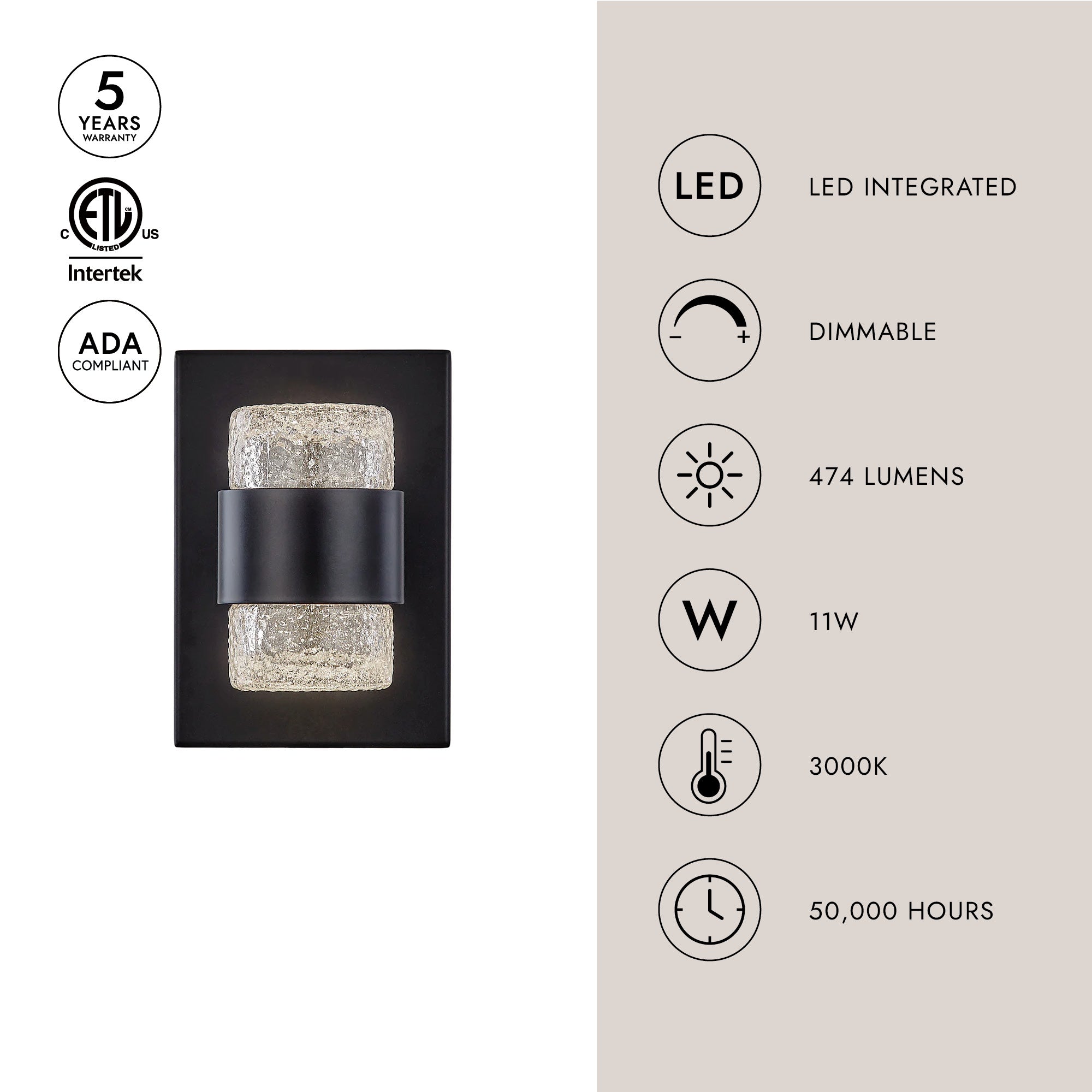 Copenhagen 8-in Exterior Wall Sconce – Kuzco Lighting