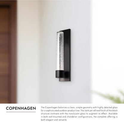 Copenhagen 12-in Exterior Wall Sconce