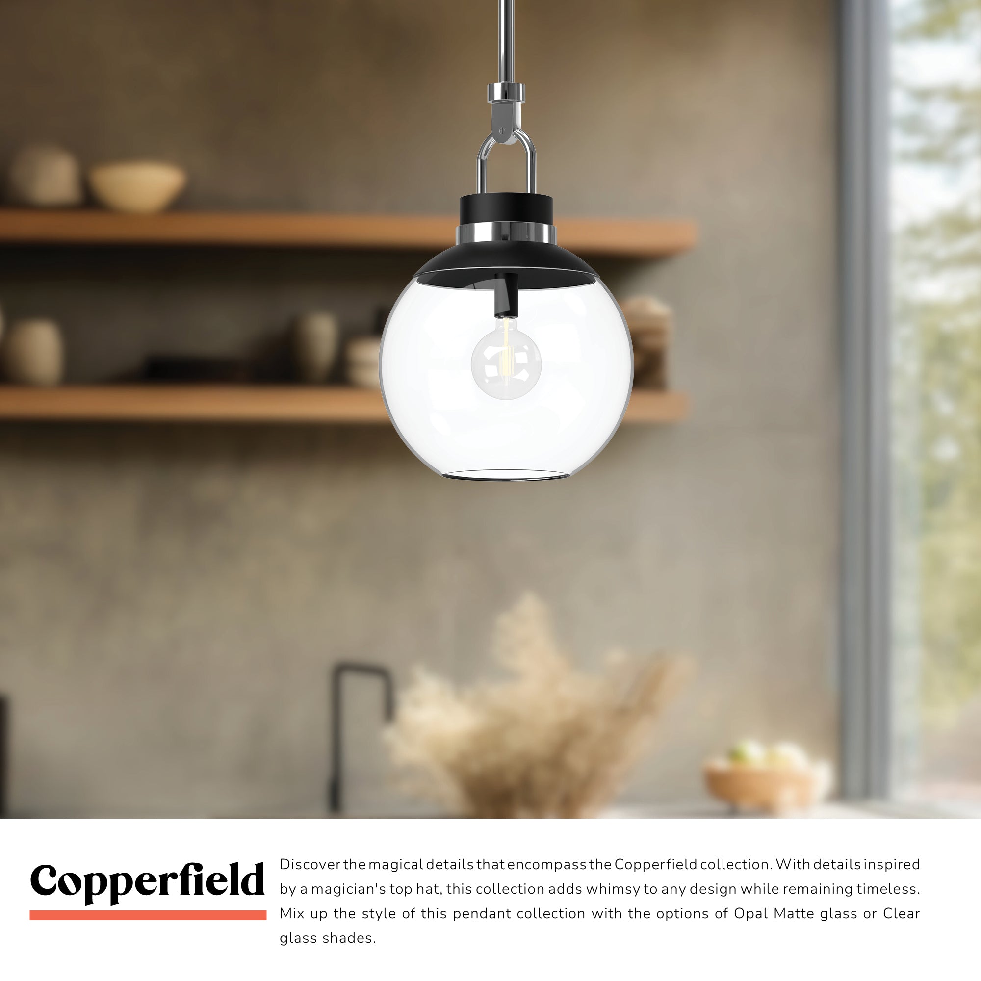 Copperfield 12-in Pendant – Kuzco Lighting