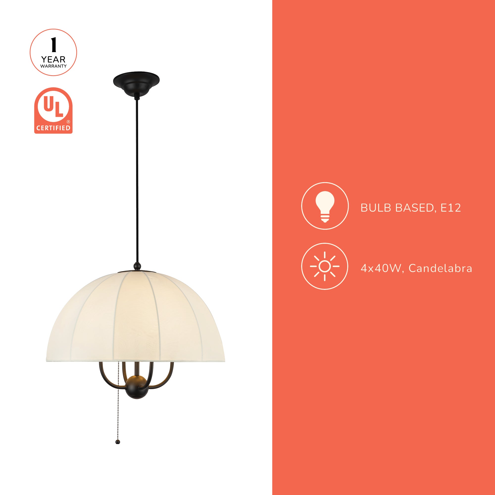 Crosby 18-in Pendant – Kuzco Lighting