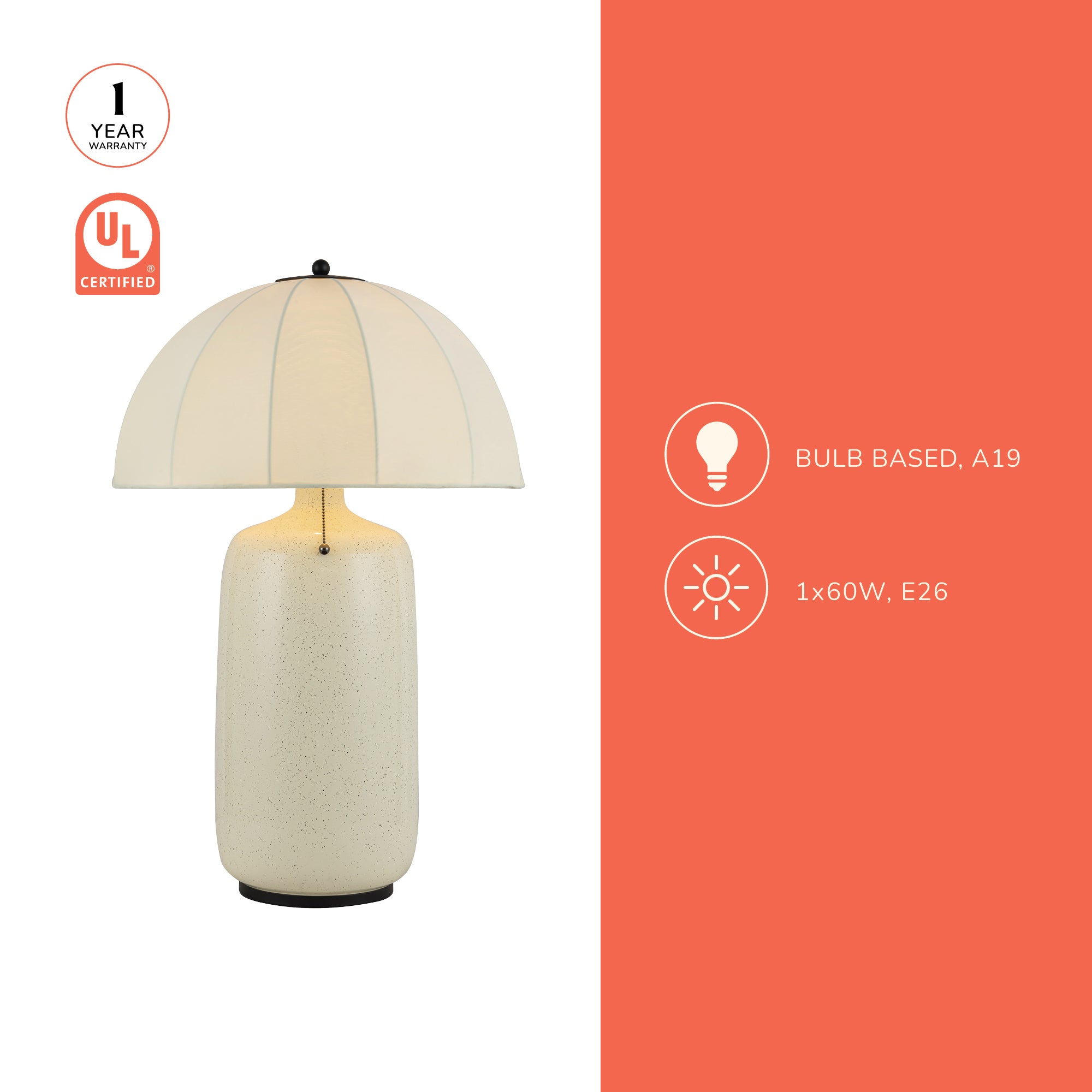 Crosby 18-in Table Lamp – Kuzco Lighting