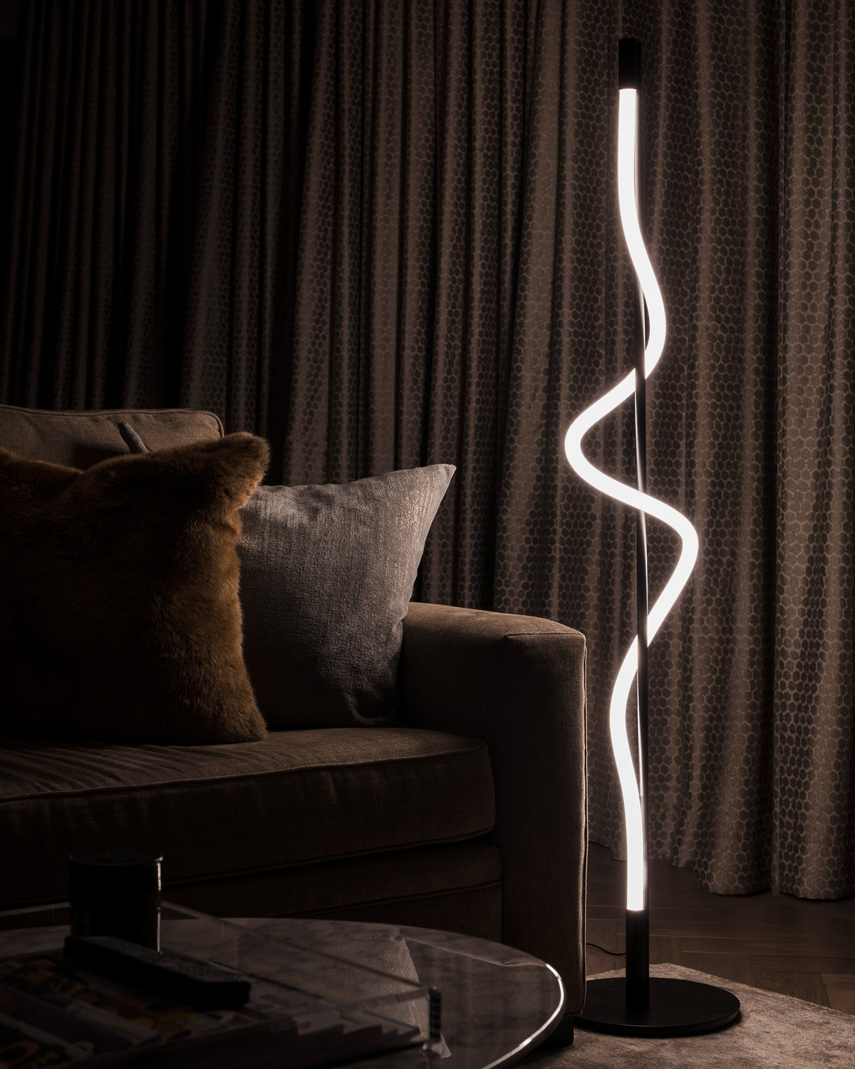 Cursive 12-in Floor Lamp