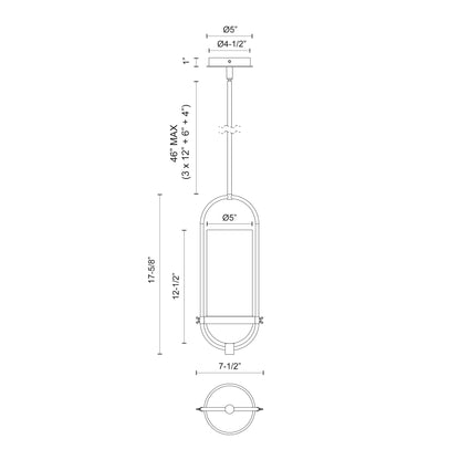 Cyrus 8-in Pendant