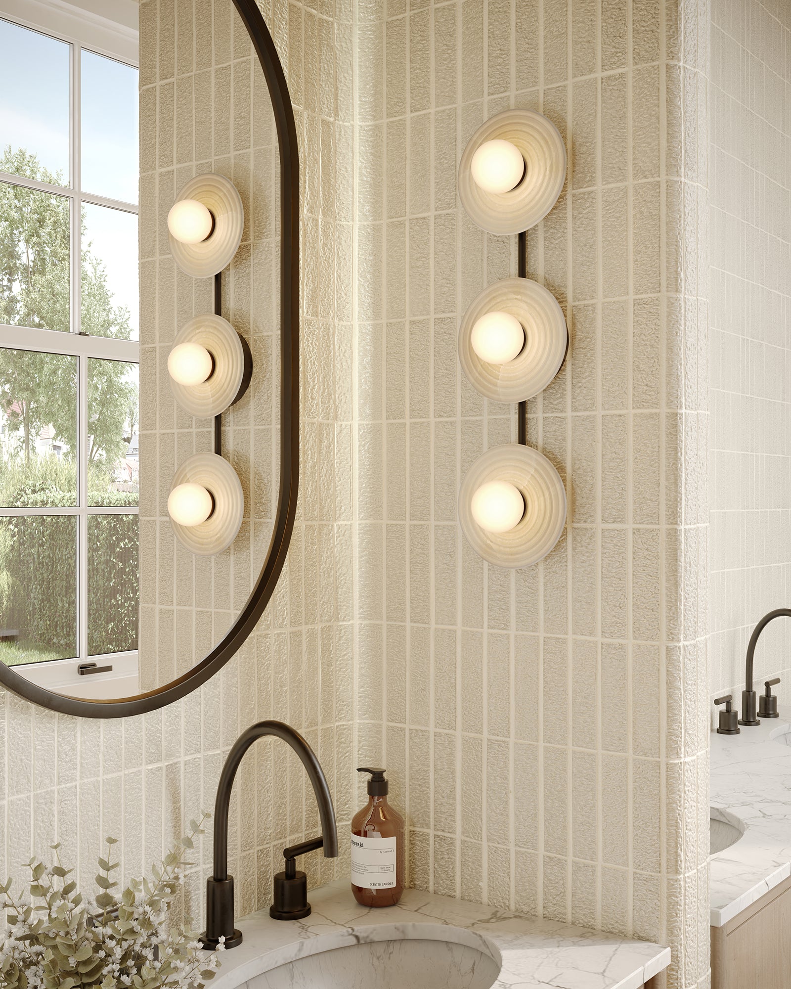 Dahlia 22-in Wall/Vanity Light – Kuzco Lighting