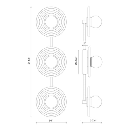 Dahlia 22-in Wall/Vanity Light