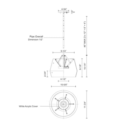 Deco 12-in Pendant