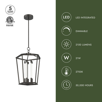 Delphine 22-in Pendant