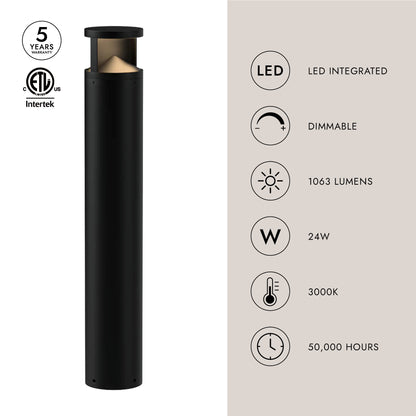 Dover 39-in Exterior Bollard