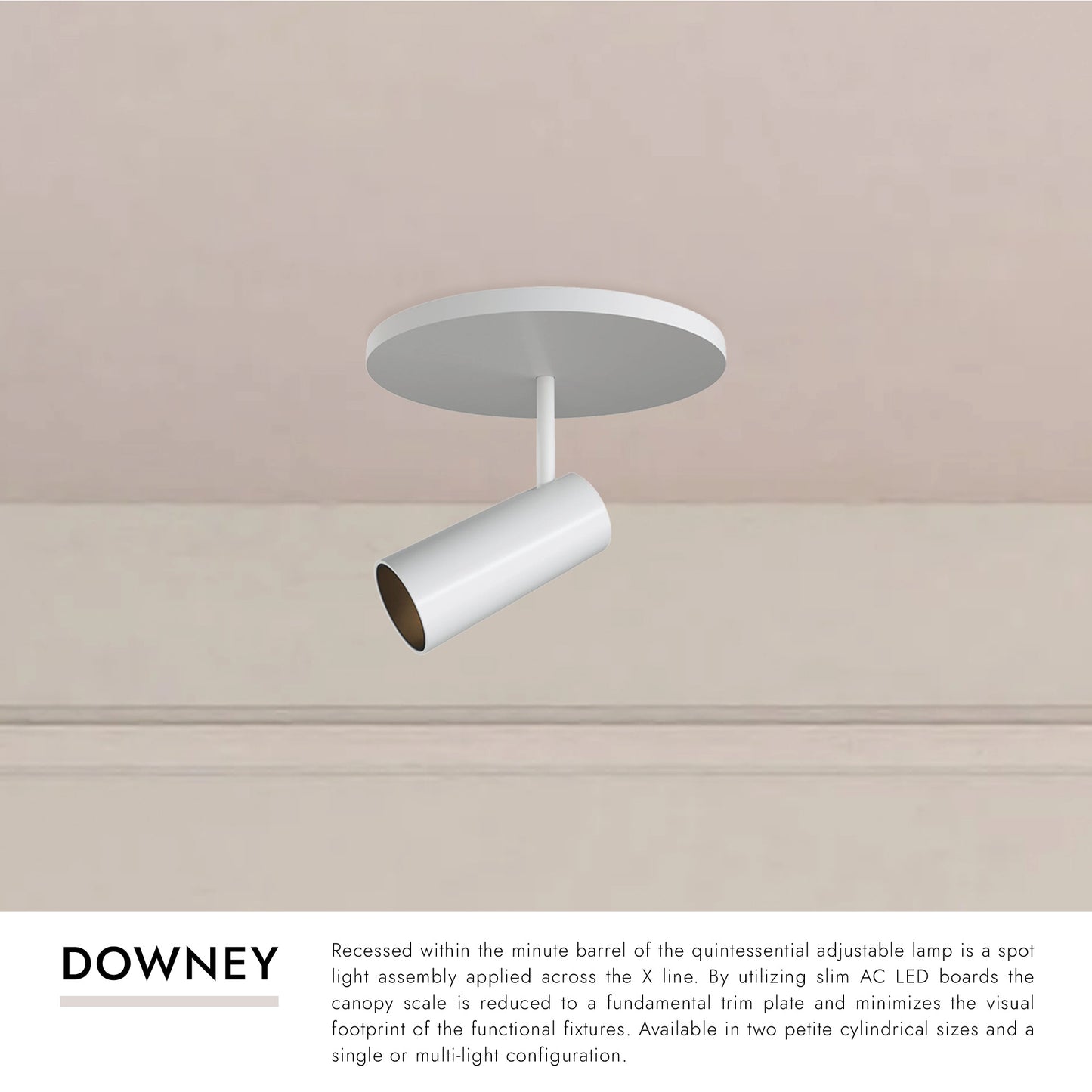 Downey 2-in Semi-Flush Mount