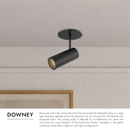 Downey 2-in Semi-Flush Mount