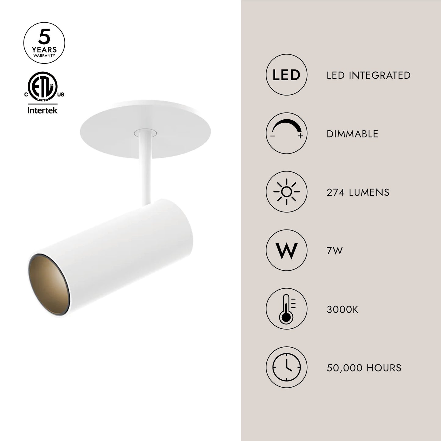 Downey 2-in Semi-Flush Mount