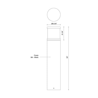 Chadworth 30-in Exterior Bollard