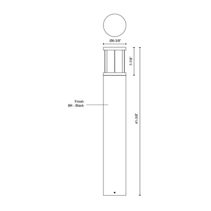 Alden 41-in Exterior Bollard