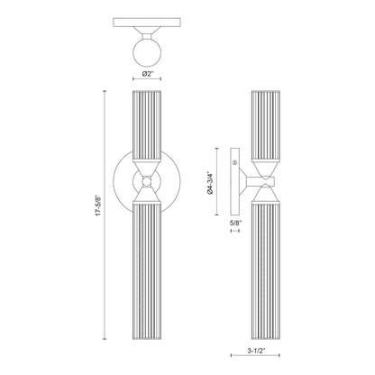 Edwin 18-in Wall/Vanity Light