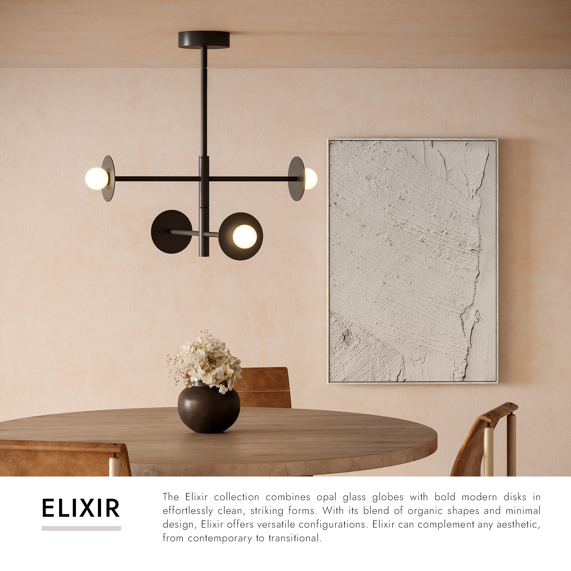 Elixir 22-in Chandelier – Kuzco Lighting