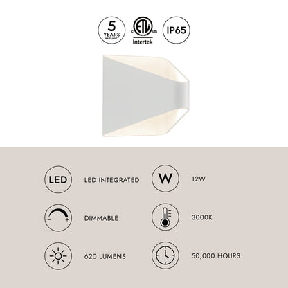 Ellis 6-in Exterior Wall Sconce