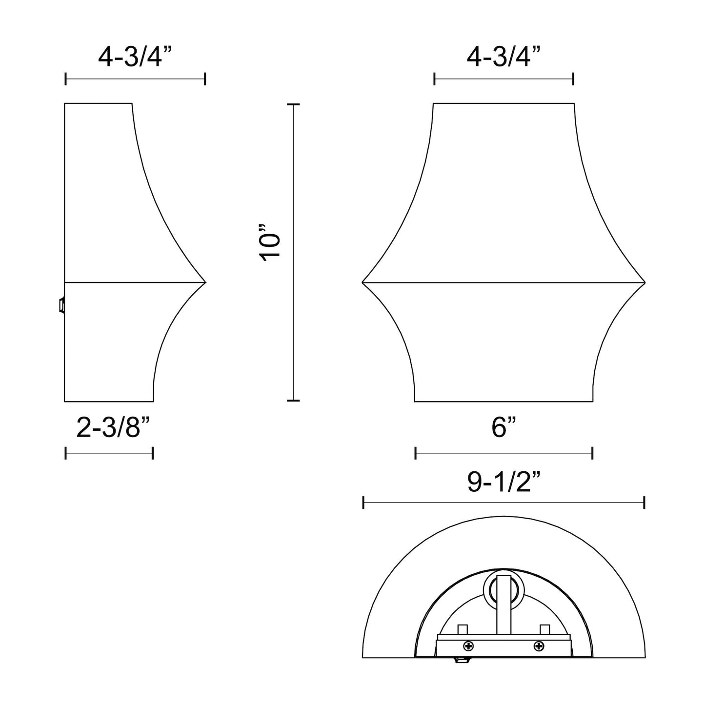 Emiko 10-in Wall/Vanity Light