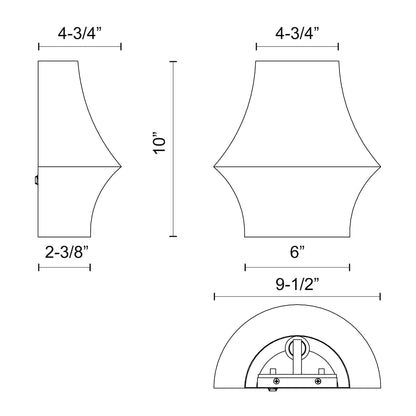 Emiko 10-in Wall/Vanity Light