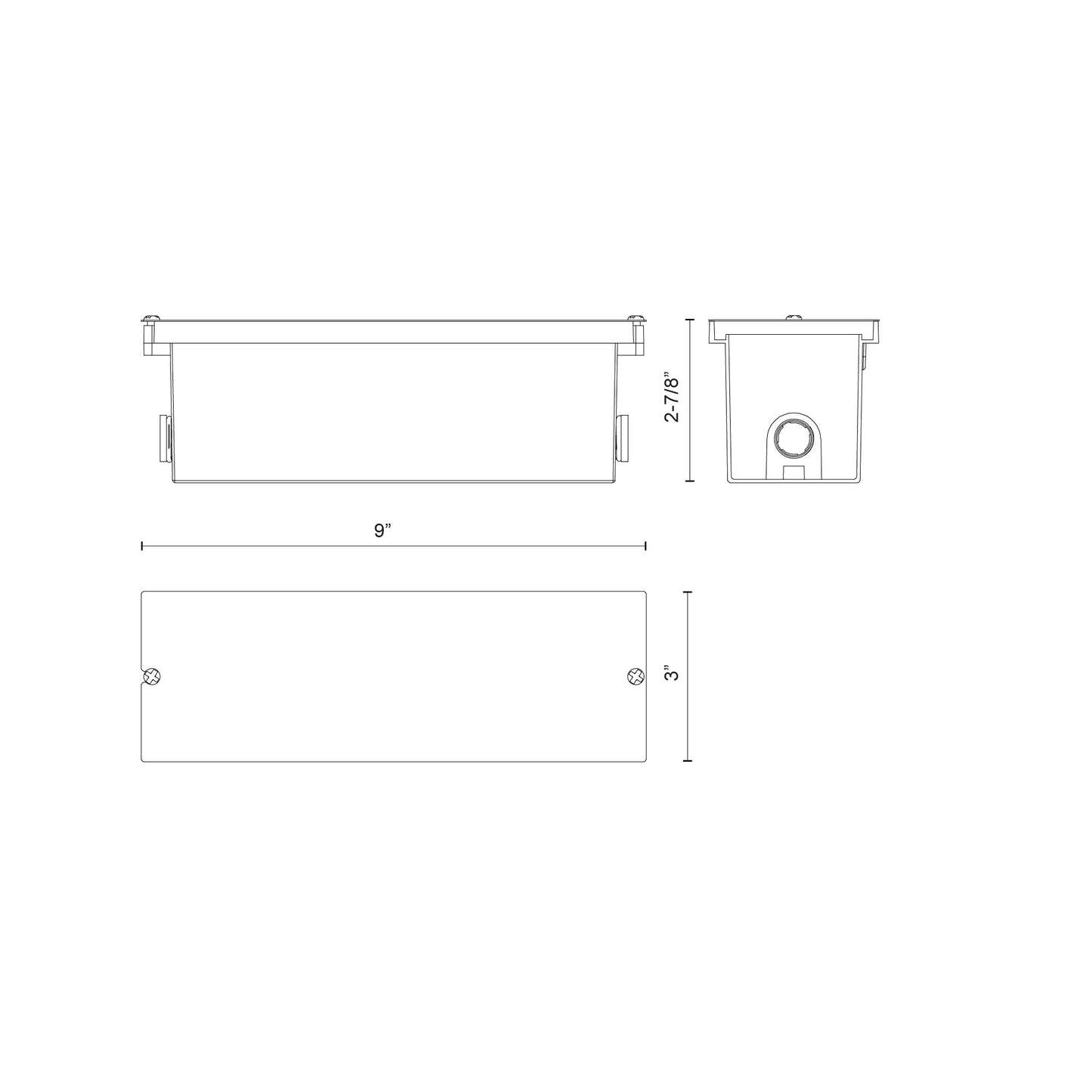 ER72410-CBOX Exterior Wall/Step Light