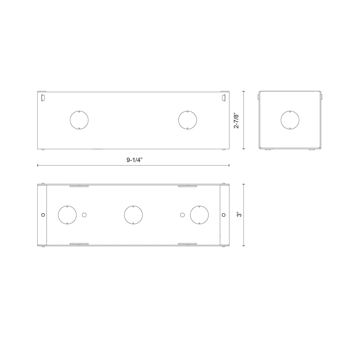 ER72410-MBOX Exterior Wall/Step Light – Kuzco Lighting