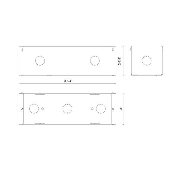 ER72410-MBOX Exterior Wall/Step Light – Kuzco Lighting