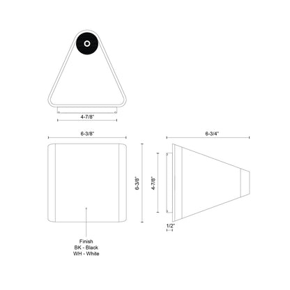 Ellis 6-in Exterior Wall Sconce