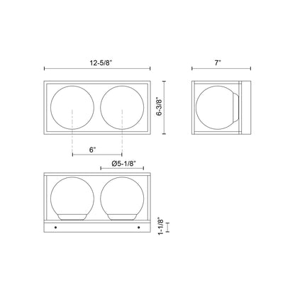 Amelia 13-in Exterior Wall Sconce