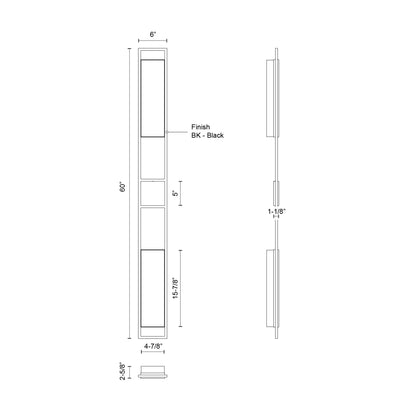 Aspen 60-in Exterior Wall Sconce