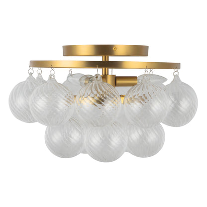 Faye 18-in Semi-Flush Mount