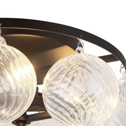 Faye 18-in Semi-Flush Mount