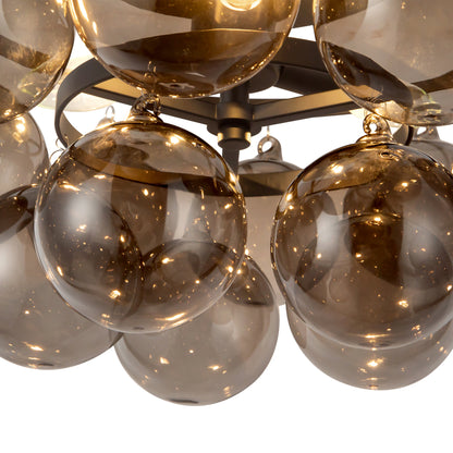 Faye 18-in Semi-Flush Mount