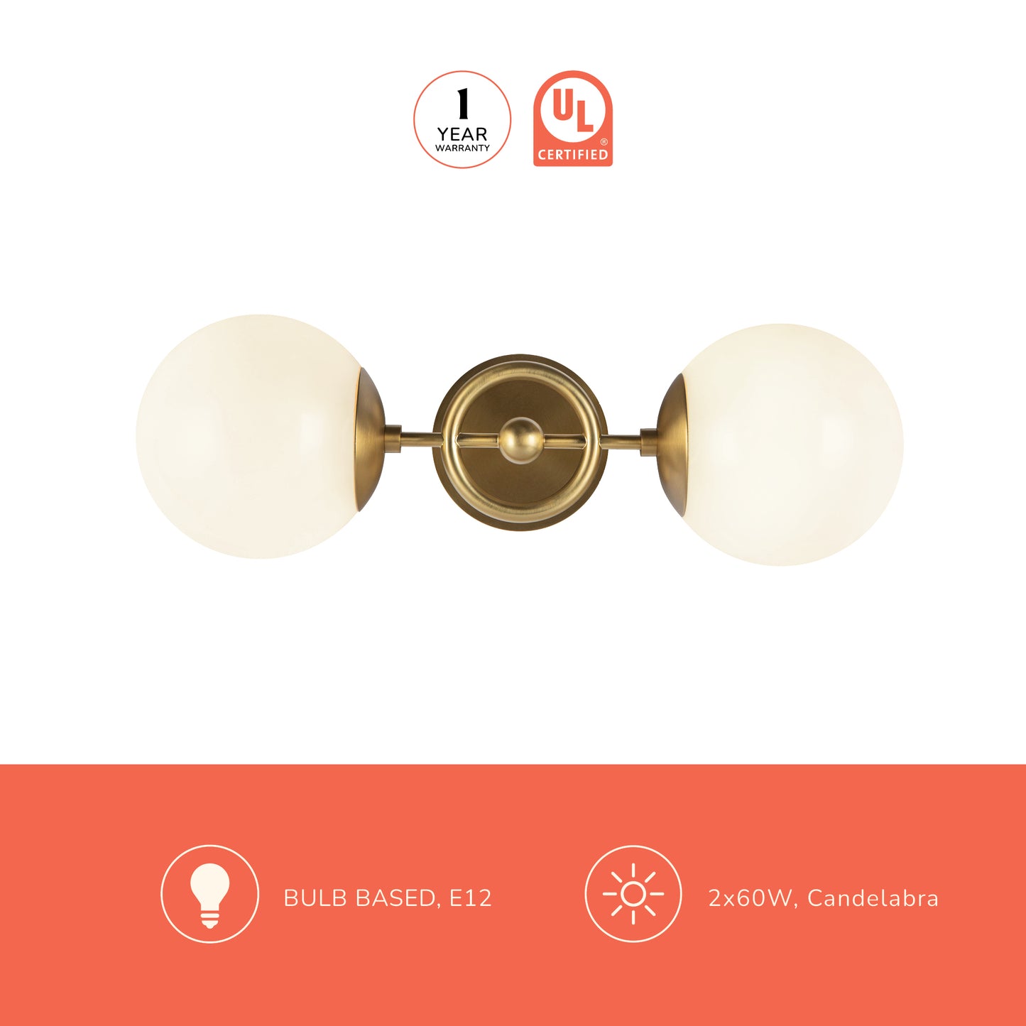 Fiore 18-in Wall/Vanity Light