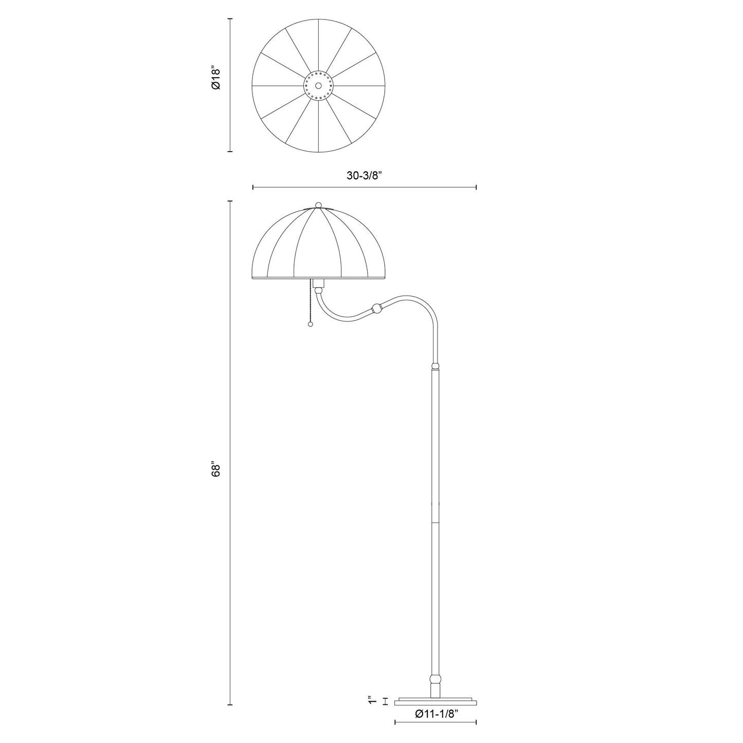 Crosby 68-in Floor Lamp