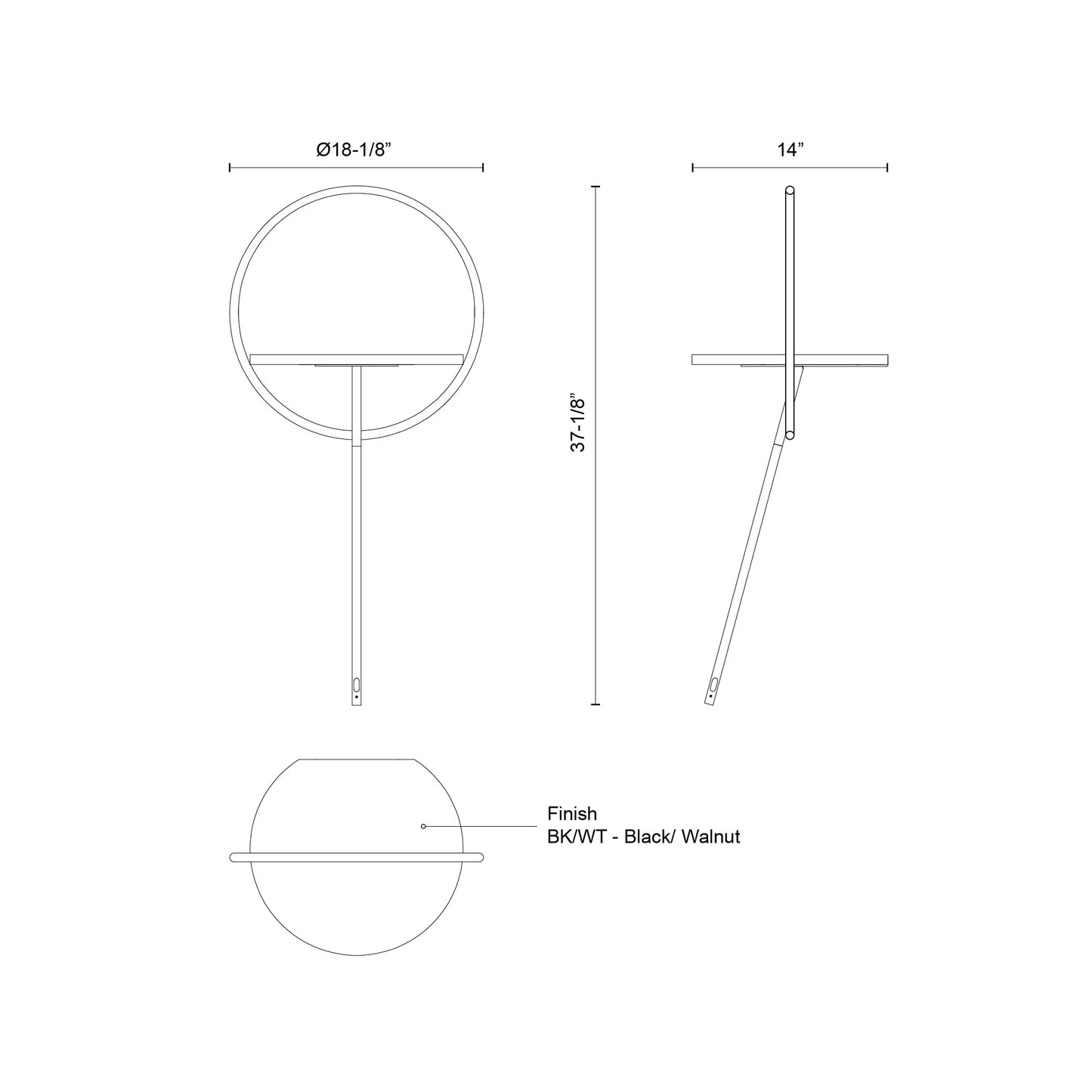 Maya 18-in Floor Lamp