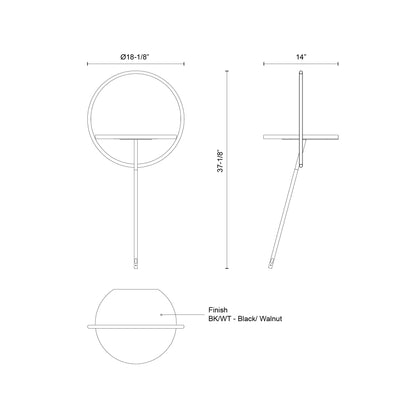 Maya 18-in Floor Lamp