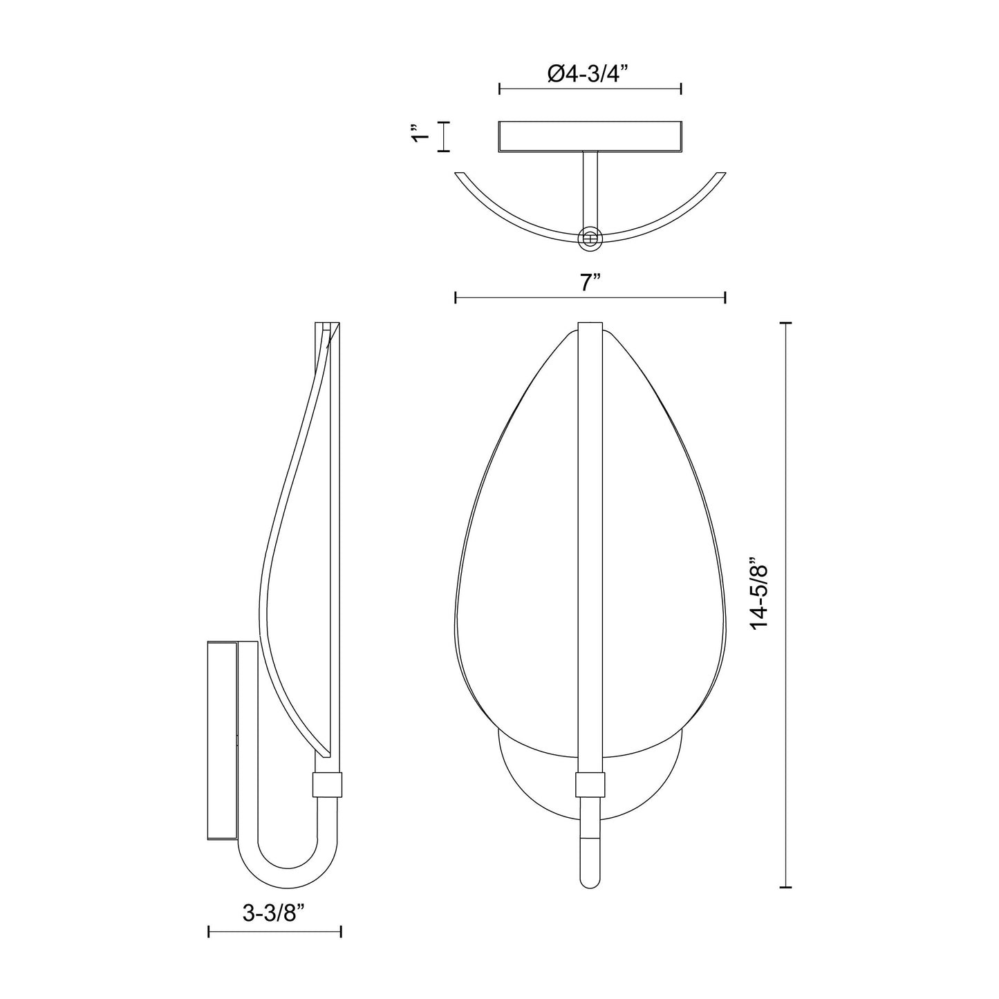 Flora 7-in Wall/Vanity Light