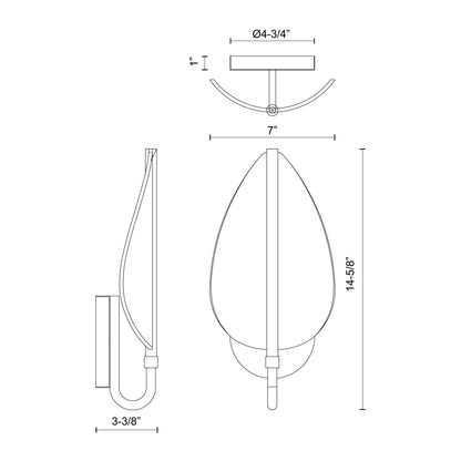 Flora 7-in Wall/Vanity Light