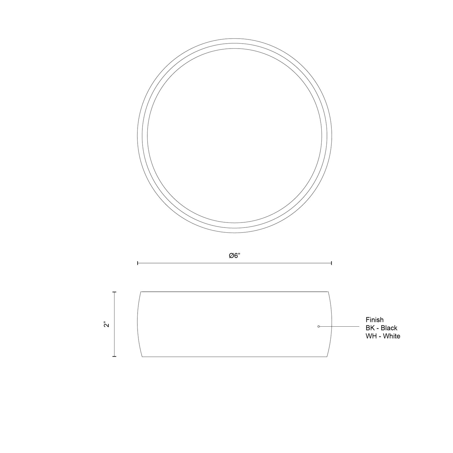 Savile 4-in Flush Mount