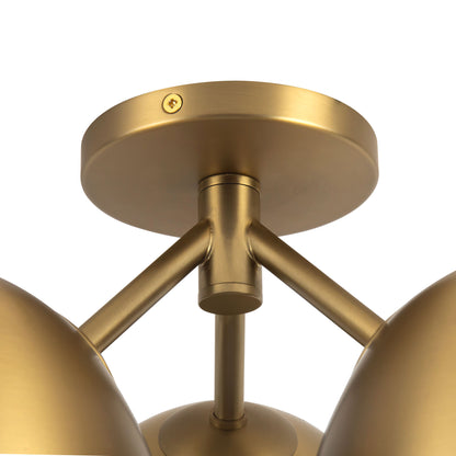 Fosso 17-in Semi-Flush Mount