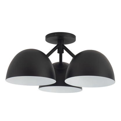 Fosso 17-in Semi-Flush Mount