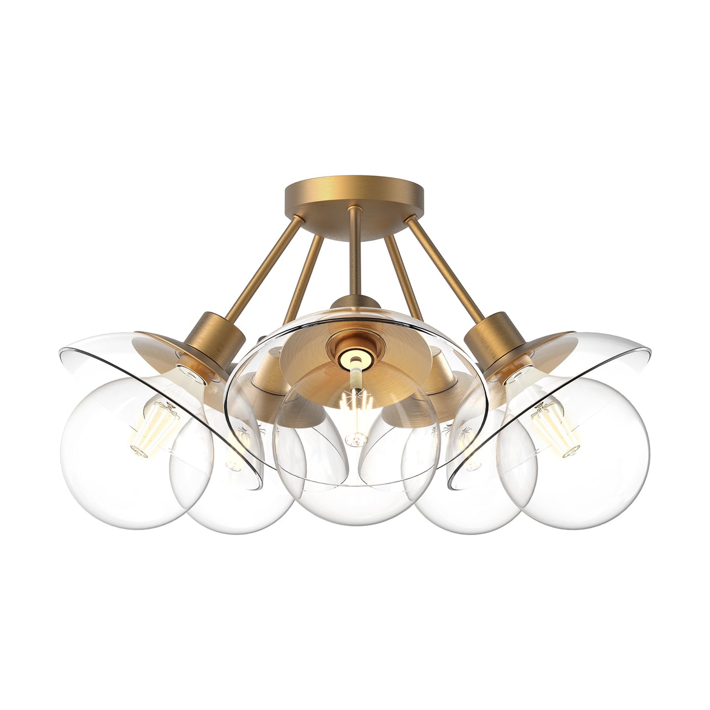 Francesca 20-in Semi-Flush Mount