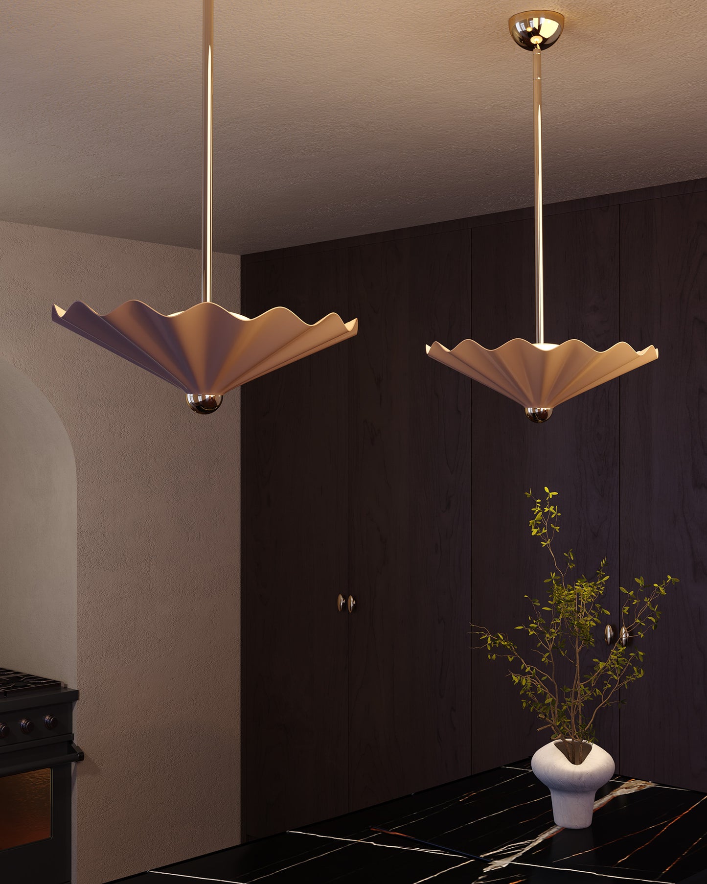 Furrow 25-in Pendant