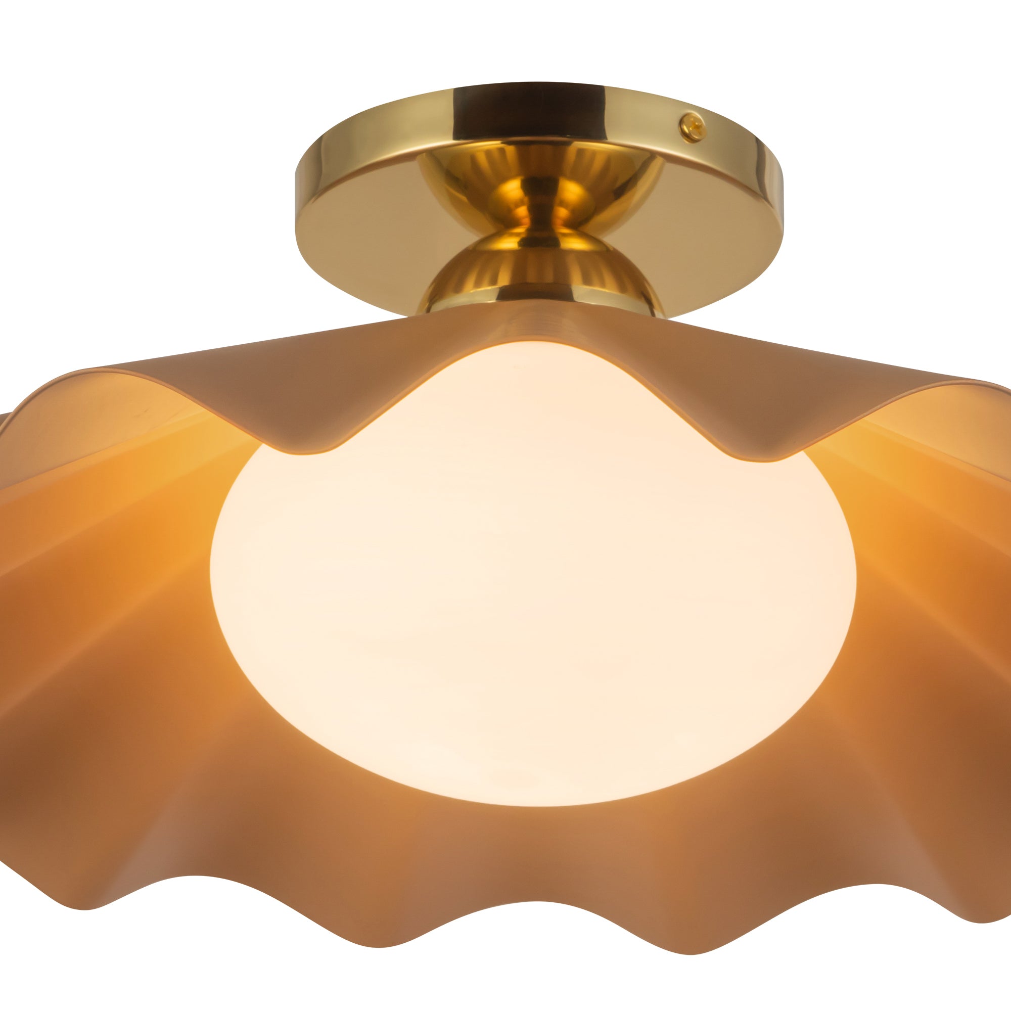 Furrow 16-in Semi-Flush Mount – Kuzco Lighting